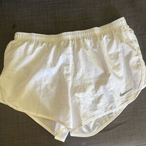 Nike White Athletic Shorts